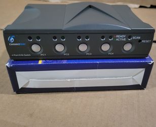 4 Port Auto KVM Switch