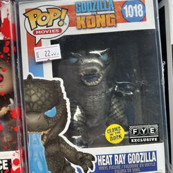 Heat Ray Godzilla GITD FYE Exclusive Funko Pop