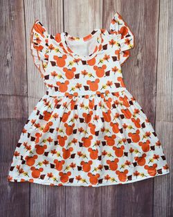 Pumpkin Mickey Fall Halloween dress