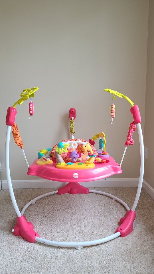 Fisher Price Pink Baby Bouncer