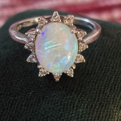 Antique Opal Ring Size 6