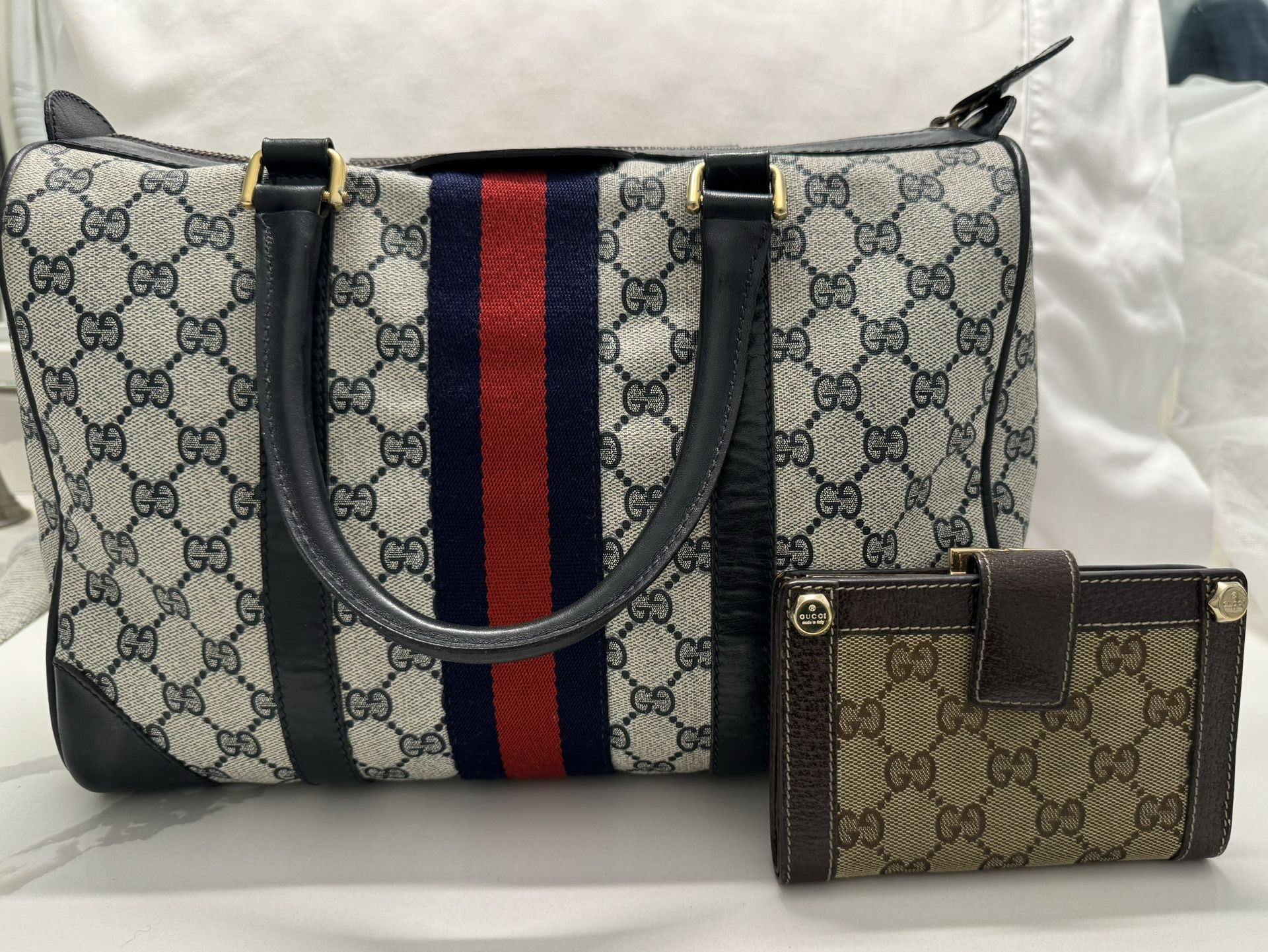 Gucci Travel Bag and Vintage Wallet 