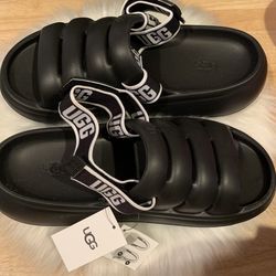 UGG Women's Sport Yeah Slide Slingback Sandals Shoes Size 8 - New With Tags 