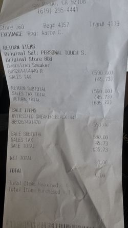 Alexander McQueen Sneaker Size 11 Men