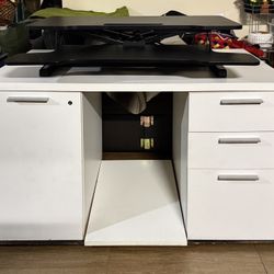 Office Desk & FITUEYES Desk Converter