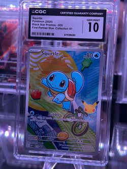Pokémon TCG Squirtle 39 First Partner Illustration Collection CGC 10