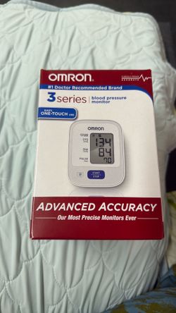 Brand new Omron blood pressure monitor.
