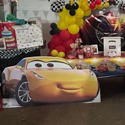Lightning McQueen Cruz Ramirez Large Cutout (Disney/Pixar Cars)