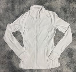 White lululemelon jacket