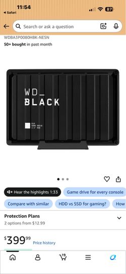 WD_black 8tb external hard drive