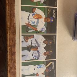 1991 Ken Griffey Jr Uncut Sheet Of 4 Cards