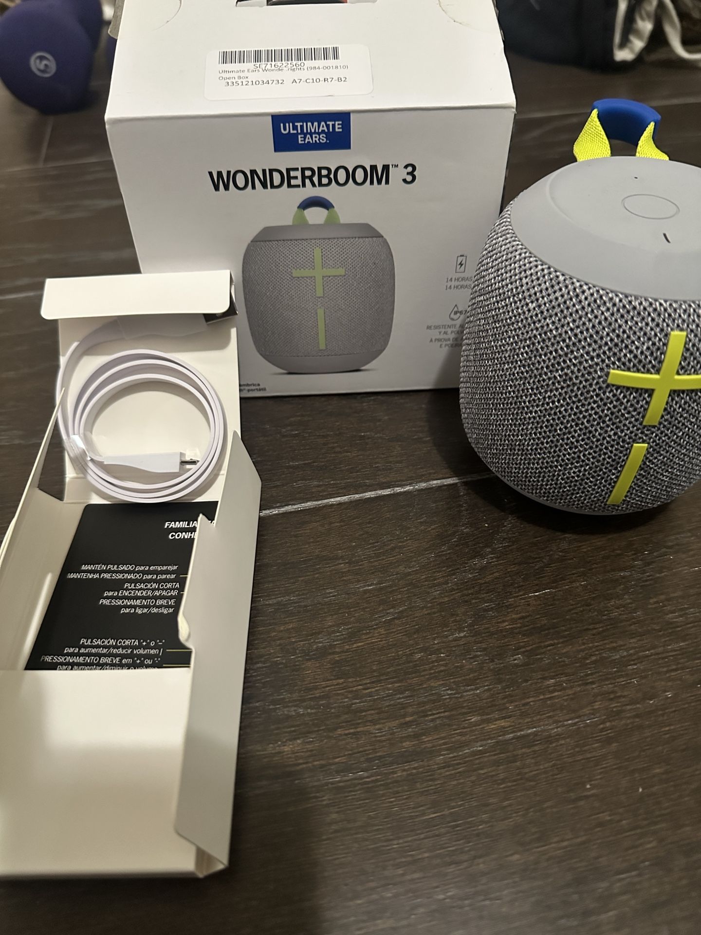 UE Ultimate Ears Wonderboom 3 Like New