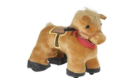 6V Plush Pony Ride On