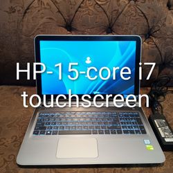 Touchscreen Laptop HP- Pavilion-ab200-core i7-Nvidia GeForce 940m-16gb Ram-256gb HD SSD Solid.