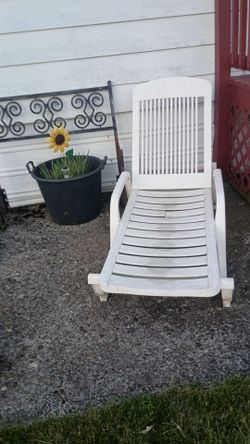 a lounge chair