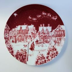 Williams Sonoma Pillivuyt Nordic Noel Salad Plates Limited Edition Set of 5, New