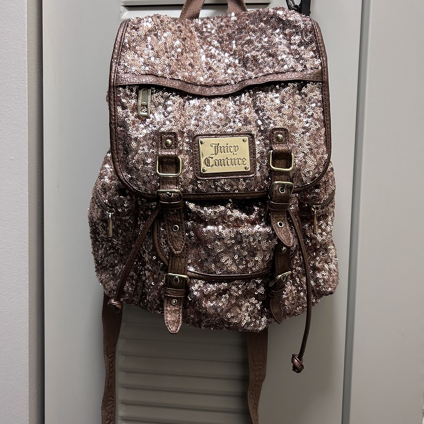 Juicy couture sparkle backpack hot sale