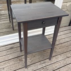 IKEA Hemnes Gray Night Stand Side Table