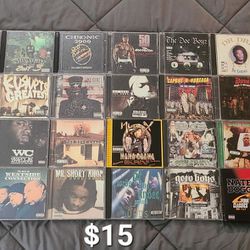 CDs For Sale! Rap Hip-Hop 