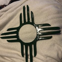 Custom Metal Zia Wall Decor