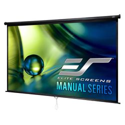 Elite Screens Manual Series, 120-INCH 16:9, Pull Down Projector Screen With AUTO Lock, Movie Home Theater 8K / 4K Ultra HD 3D Ready BRAND NEW RETAILS 