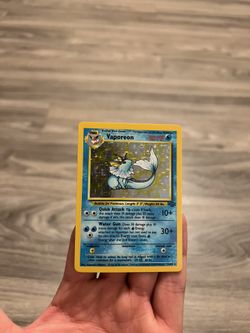 Pokemon Cards Vaporeon Holo
