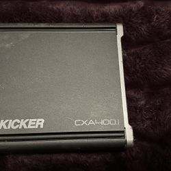 Used Kicker CXA400.1 Mono Block Car Stereo System Amp Amplifier Works Good 