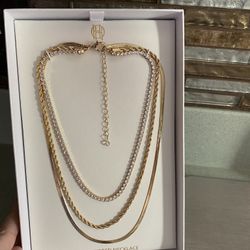 BRAND NEW 14”+3” LAYERED NECKLACE 