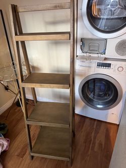 5-Tier Wooden Ladder Shelf