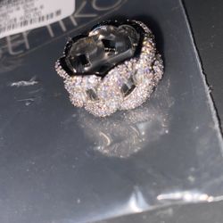 Cuban Moissanite Ring