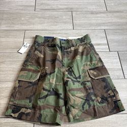  Polo Ralph Lauren Classic Chino Relaxed Fit Camo Cargo Shorts Mens Size 32 New