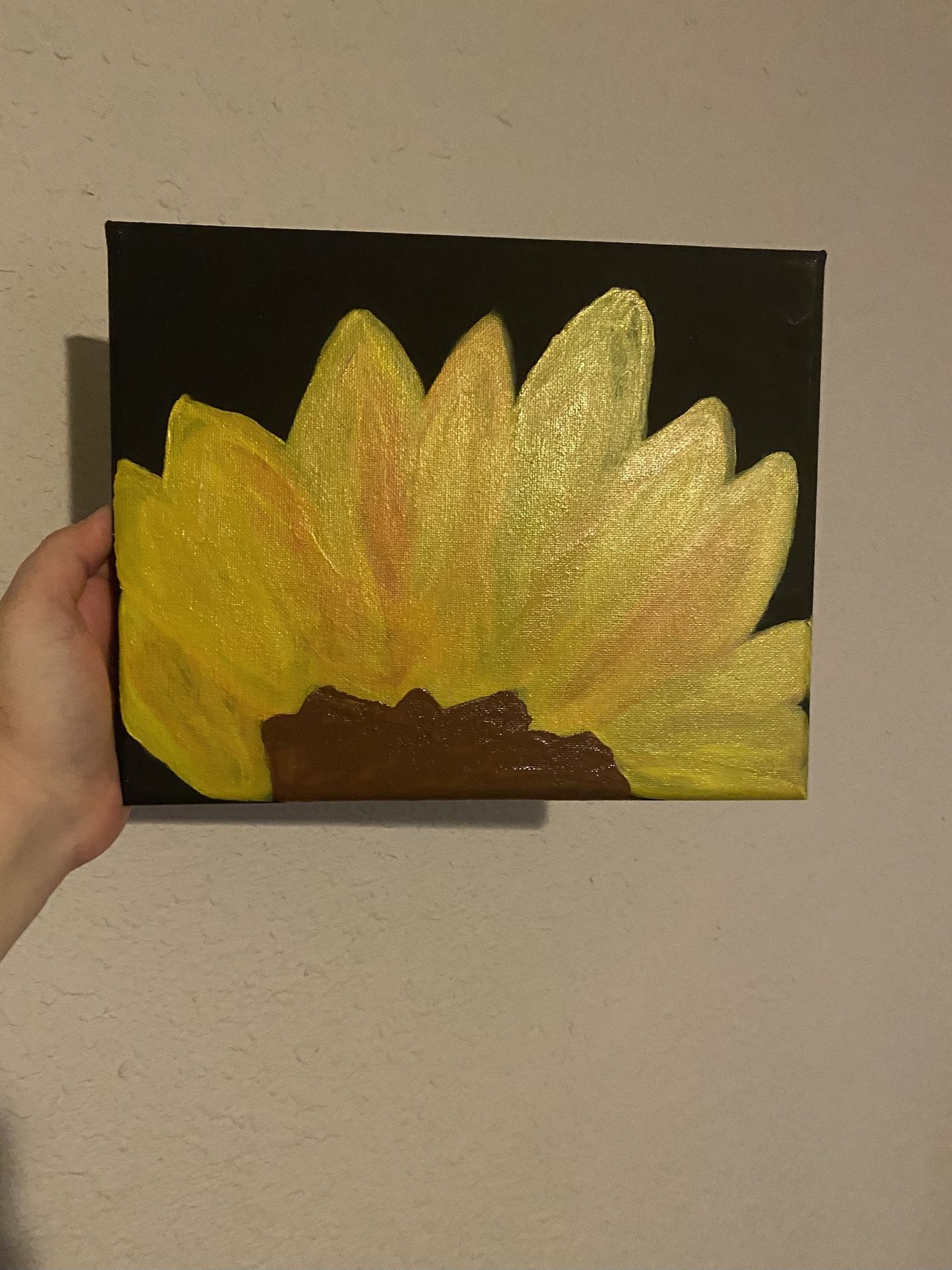 Sunflower Stretched Canvas 8 By 10
