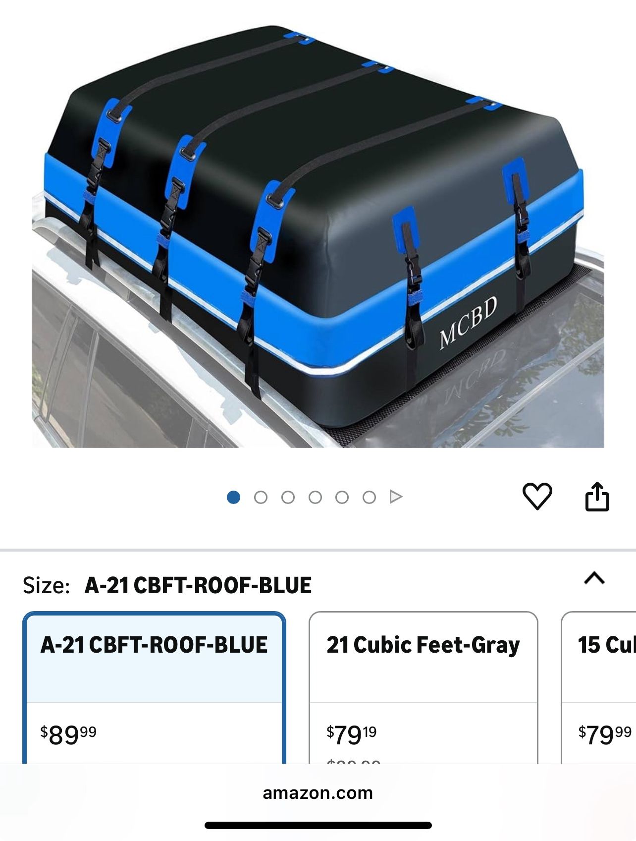 MCBD Rooftop Cargo Carrier
