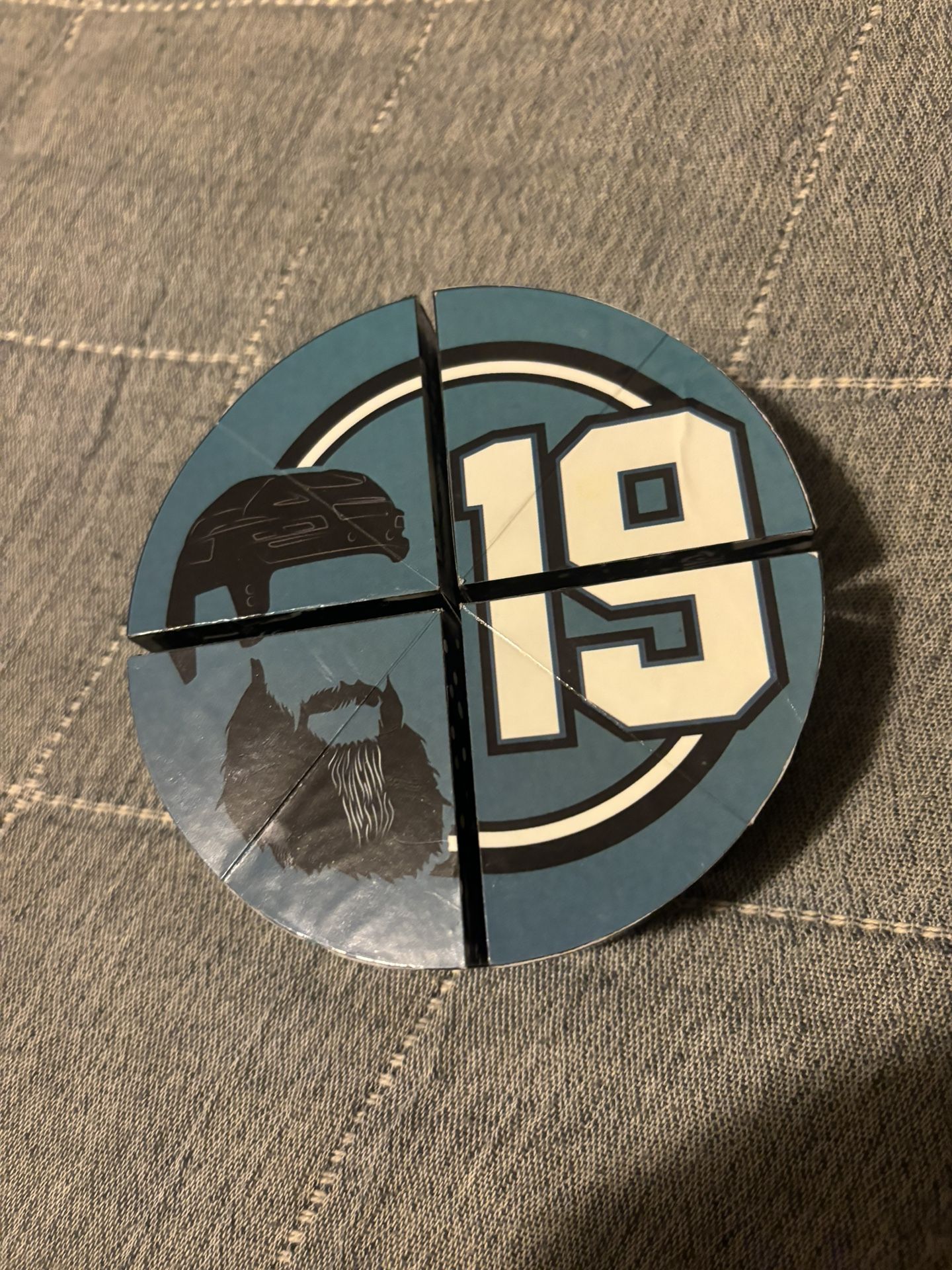 Souvenir Joe Thornton Puck Retirement Game