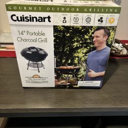 14 inch portable charcoal grill, brand new