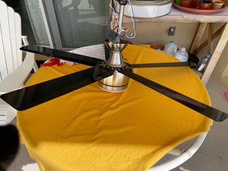 Indoor Ceiling Fan w/Remote - Clean and Fully Functional (Can test)