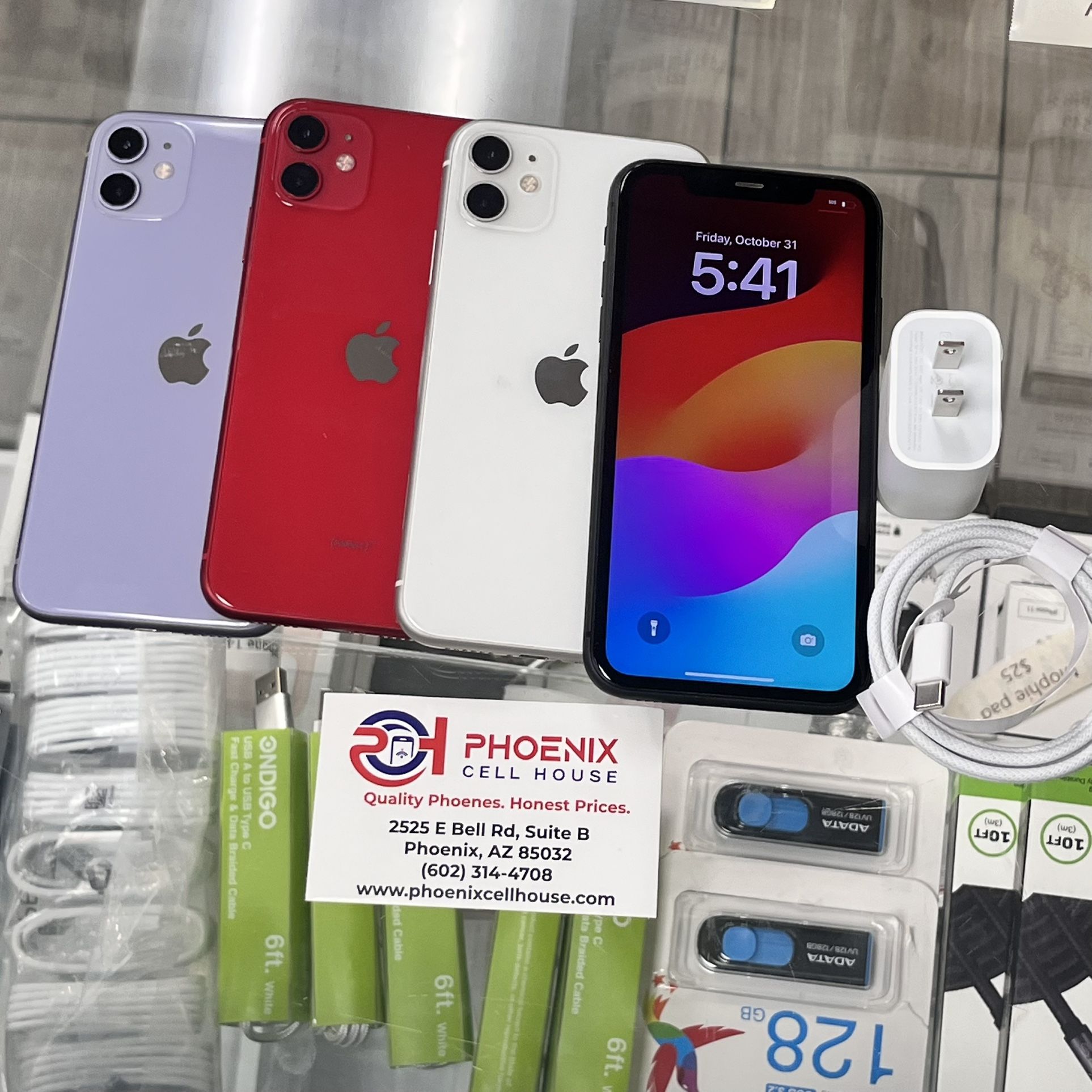 iPhone 11 64gb/128gb/256gb Unlock $185-$250