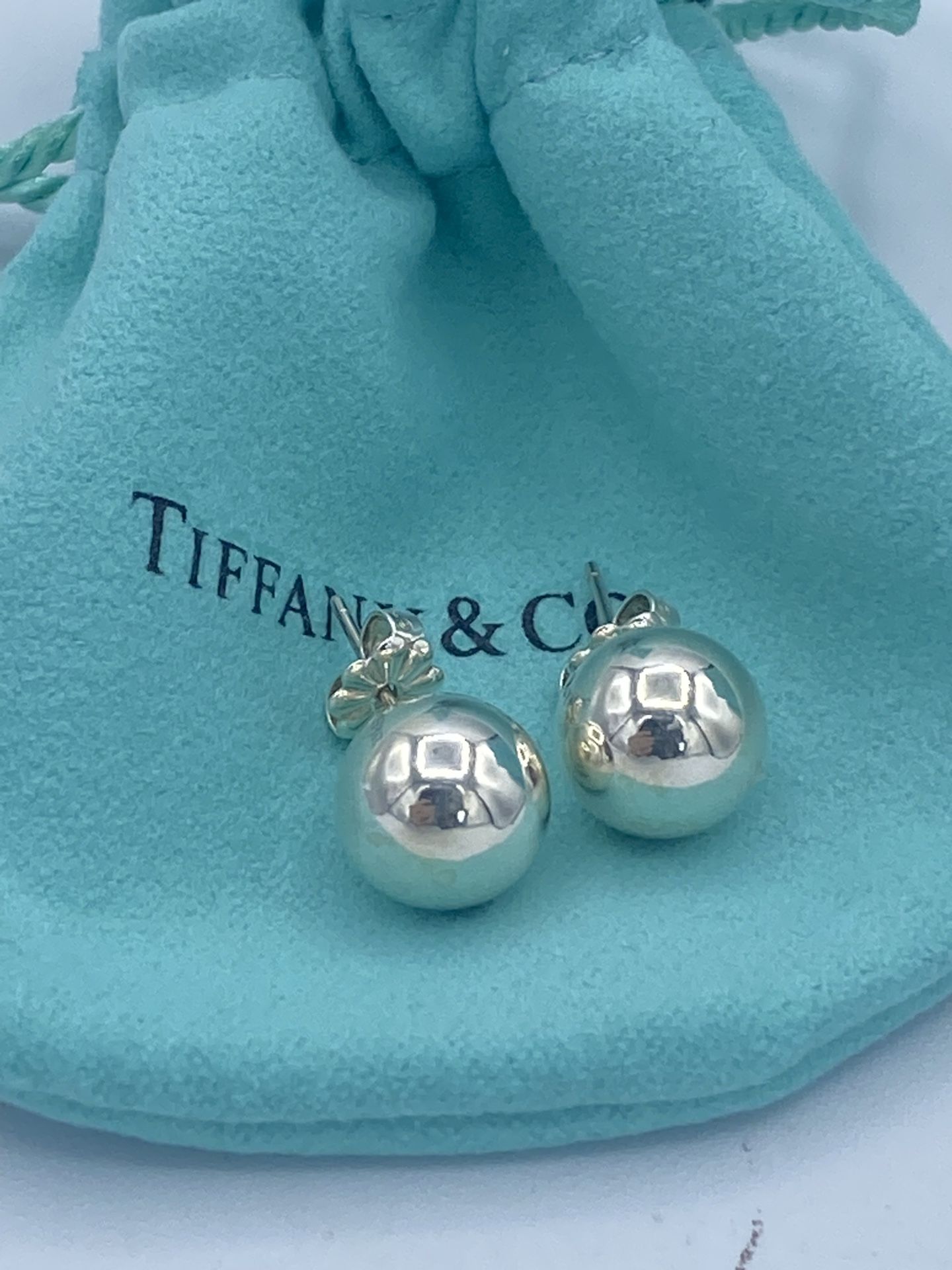 Tiffany & Co Sterling Sliver Earrings 