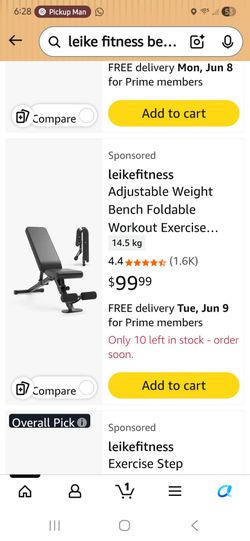 Exercise/weight bench