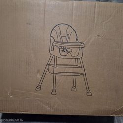 Baby high chair pink