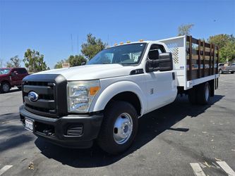 2011 Ford Commercial F-350 Super Duty STAKE BED 6.2L GAS,12FT BED,ONLY 24K MILES,