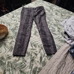Kensie Snake Print Jeans 