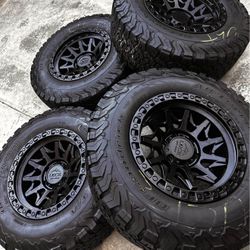 17x9 NEW locks rims and use Bfgoodrich tires 6x139 ET 0 Silverado Tacoma Sierra Bronco tundra etc.
