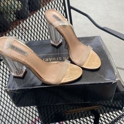 Clear Nude Heels