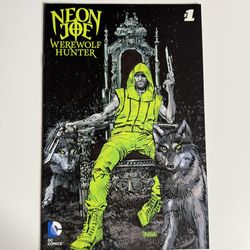 Neon Joe Werewolf Hunter #1 DC Comics Adult Swim Jon Glaser Promo Rare NM