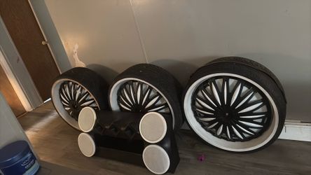28 in rims and music