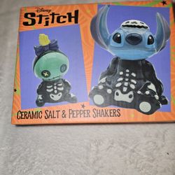 Disney Stitch Halloween Salt And Pepper Shakers 