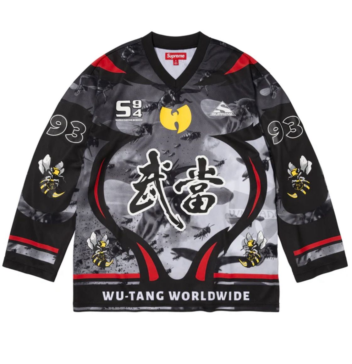 Supreme Wu-Tang Clan Hockey Jersey Black