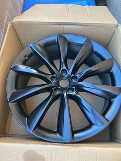 Tesla Model X front axle factory onyx black