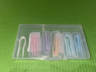 6PCS Colorful Contact Lens Remover and Inserter Tool Case Set, Contact Applicator with Soft Tip, Suitable for Contact Lens User